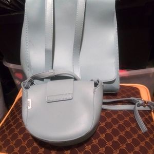 Womens purse and backpack set